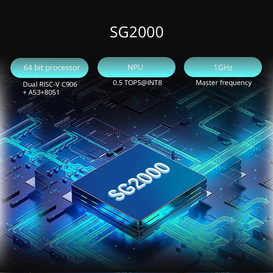 SG2000 Development Board, RISC-V C906 Arm, for Linux Learning