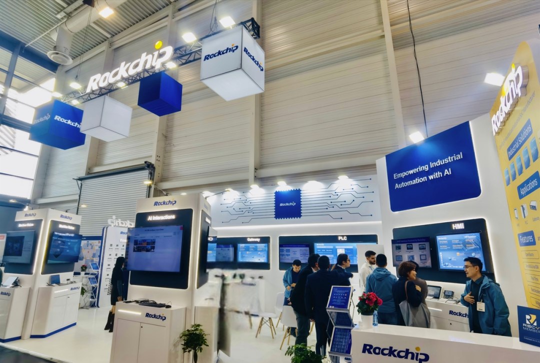 Rockchip gjorde opptreden på Embedded World 2025 i Tyskland. Empowering Industrial Automation with AI